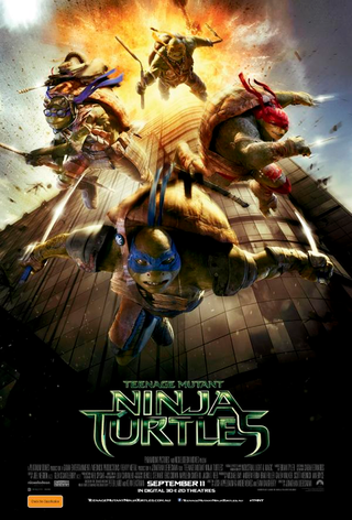 Illustration for article titled Teenage Mutant Ninja Turtles Poster Has an Unfortunate 9/11 Reference